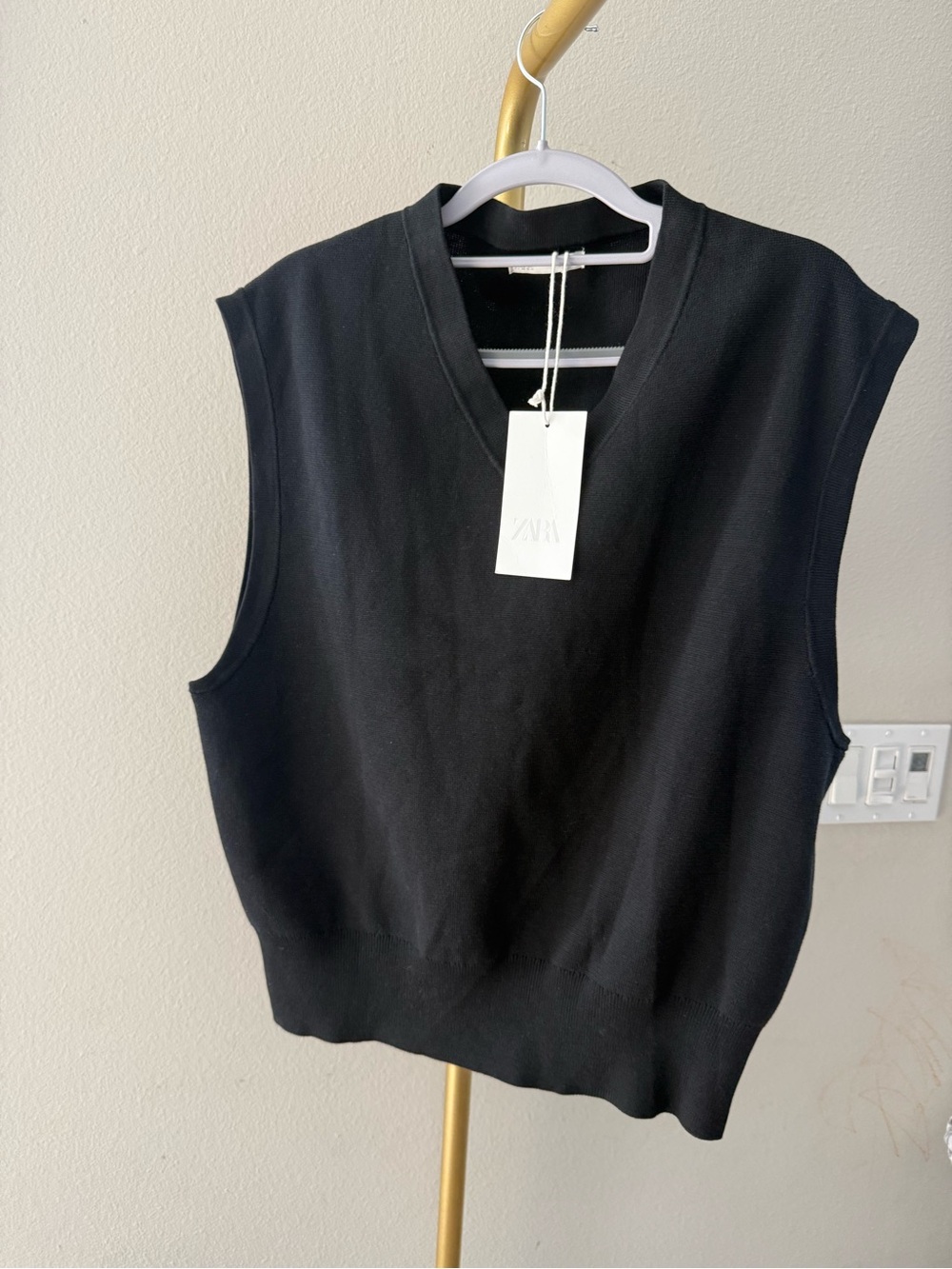 Zara oversized knit vest